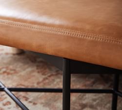 Maison Leather Backless Bench (64")