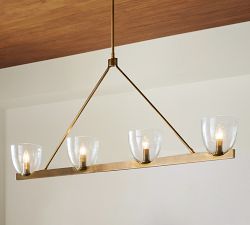 Chamberlin Metal Linear Chandelier (48")
