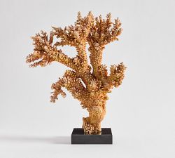 Faux Yellow Staghorn Coral