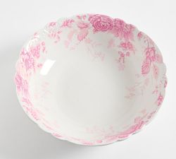 LoveShackFancy Pink Rose Serving Bowl