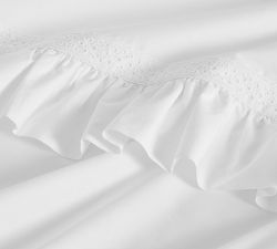 LoveShackFancy Ruffle Crochet Sheet Set