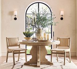 Lyon Round Extendable Dining Table (54"-72")