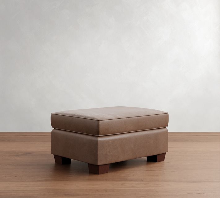Pottery Barn ポッタリーバーン　　レザー　本革　ソファークッション pearce-square-arm-leather-sofa