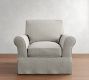 PB Comfort Roll Arm Slipcovered Chair