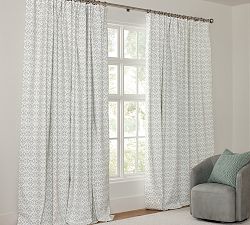 Tybee Printed Blackout Curtain