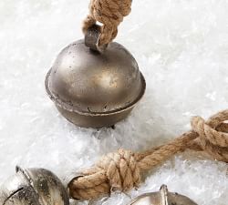 Antique Iron Bell Ornament