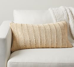 Hali Textured Lumbar Pillow Cover