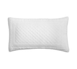 LoveShackFancy Bow Heart Patchwork Quilted Sham