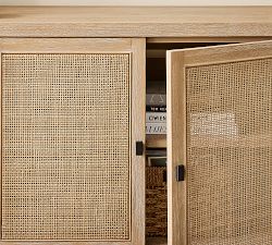 Modern Farmhouse Cane Media Console (72")