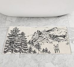 Rustic Forest Bath Mat