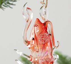 Sparkling Sea Creature Ornaments