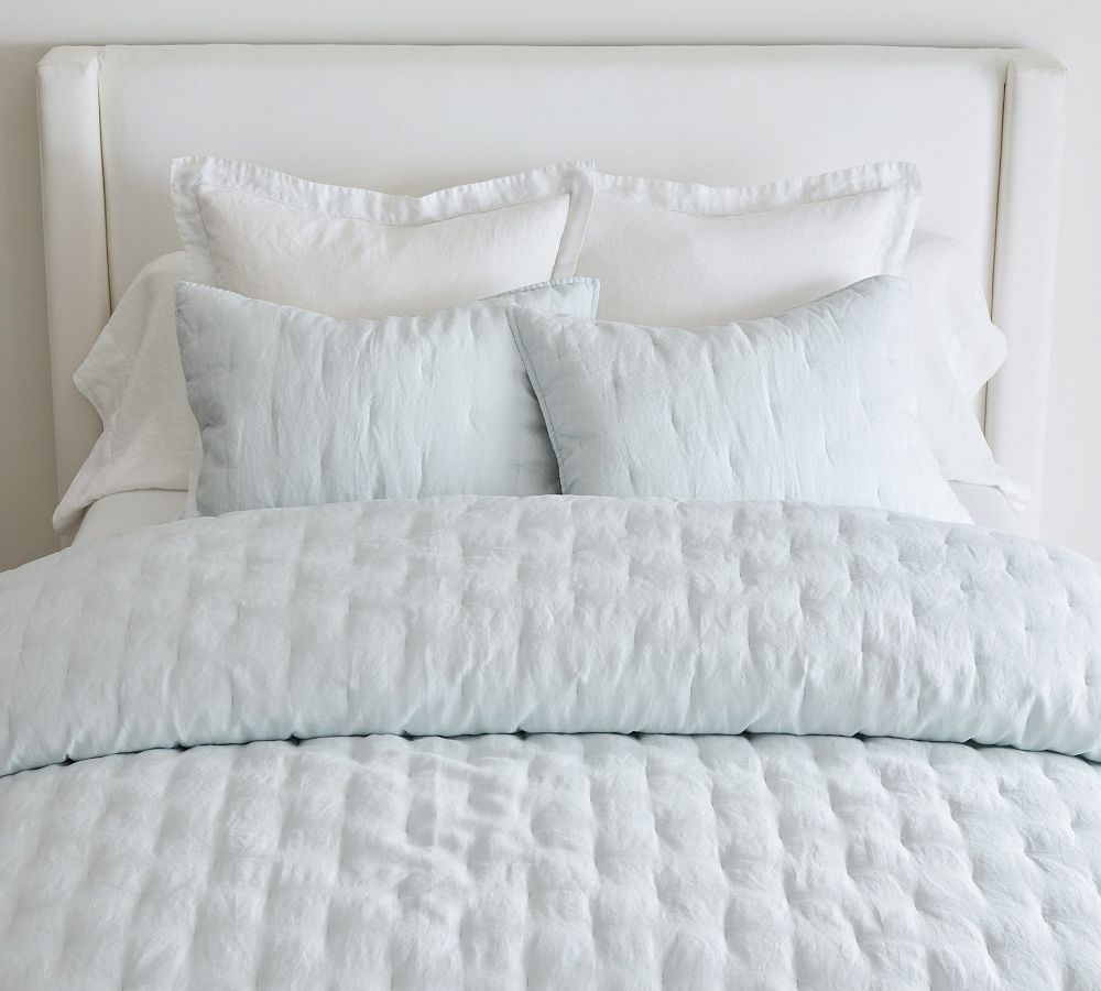Belgian Flax Linen Tufted Quilt