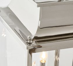 Belvedere Metal Outdoor Lantern Pendant (23")