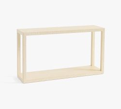 Cape Rectangular Woven Console Table (54")