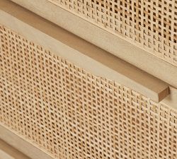 Dolores 9-Drawer Cane Dresser (86")