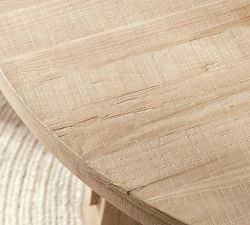 Farmhouse Trestle Round Dining Table (60")