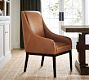 York Leather Dining Armchair