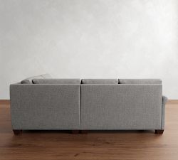 York Roll Arm Deep Seat 3-Piece Sectional (99")