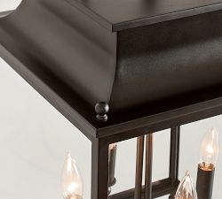 Belvedere Metal Outdoor Lantern Pendant (23")