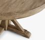Benchwright Round Pedestal Extendable Dining Table (48"-72")