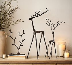 Bronze Sculpted Reindeer