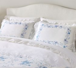 LoveShackFancy Blue Rose Sham