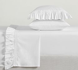 LoveShackFancy Ruffle Crochet Sheet Set