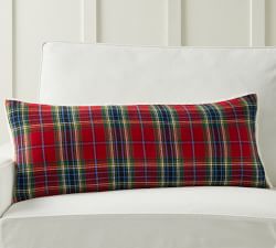 Plaid with Sherpa Back Pillow Cover