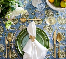 Anjali Block Print Cotton Tablecloth