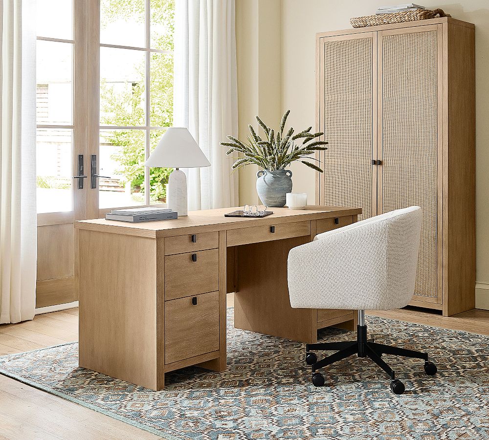 Modern Farmhouse Executive Desk (67") by Pottery Barn
