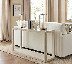 Cape Rectangular Woven Console Table (54")