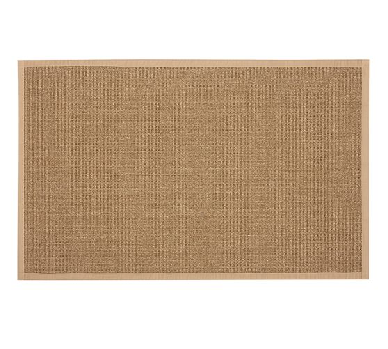Color-Bound Earth Sisal Rug