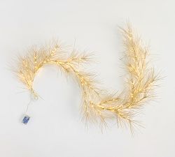 Lit Tinsel Garland