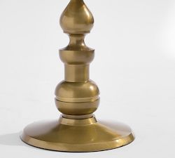 Napa Brass Hurricane Candle Holder