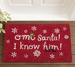 OMG Santa! I Know Him! Elf™ Doormat