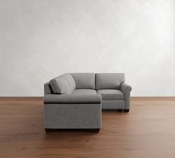 York Roll Arm 3-Piece Sectional (93")
