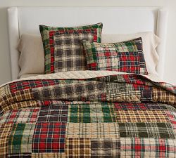 Peyton Reversible Patchwork Quilted Sham