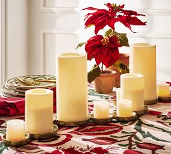 Unscented Wax Pillar Candle