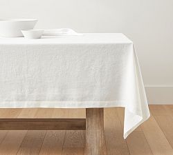 Open Box: Mason Rectangle Tablecloth, 70" x 108" - White