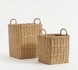 Chris Loves Julia Woven Basket Planters