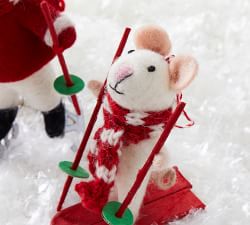 Felt Woodland Critter Ornaments