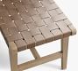 Fenton Woven Leather Bench (54.5")