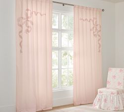 LoveShackFancy Rococo Bow Curtain - Set of 2