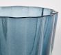 Scalloped Glass Candle Holder