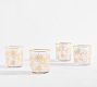 Snowflake Decal Cocktail Glasses - Set of 4