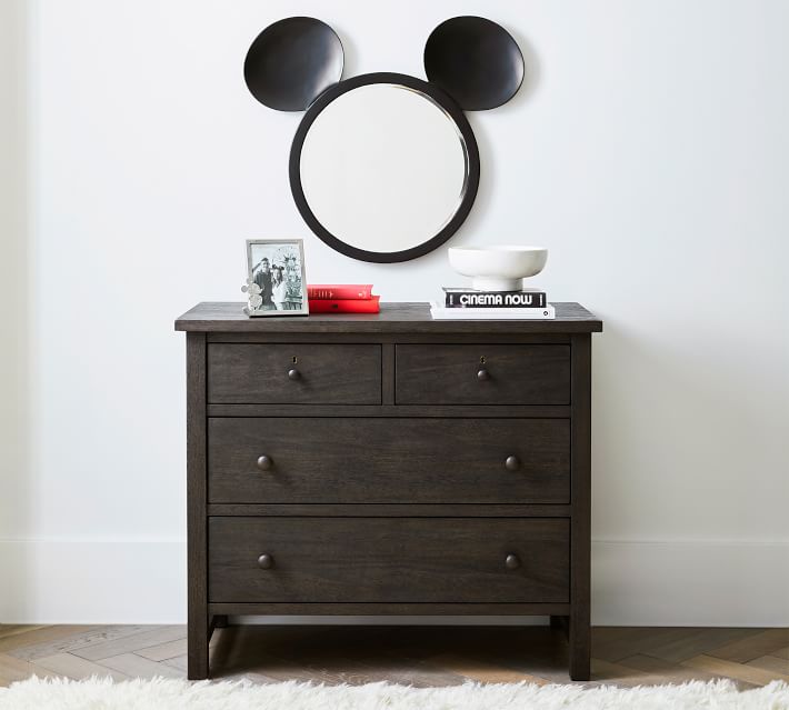 black dresser pottery barn RONAN RECLAIMED BLACK WOOD DRESSER (PRE ORDER) – Candela Interiors main image 0