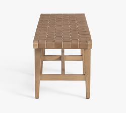 Pottery Barn Fenton Woven Bench - Thumbnail 3