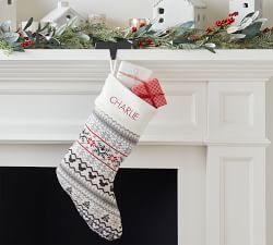 Mickey Mouse Faire Isle Stockings