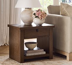 Modern Farmhouse Square Side Table (24")