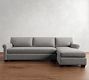 York Roll Arm Chaise Sectional (86"&ndash;116")